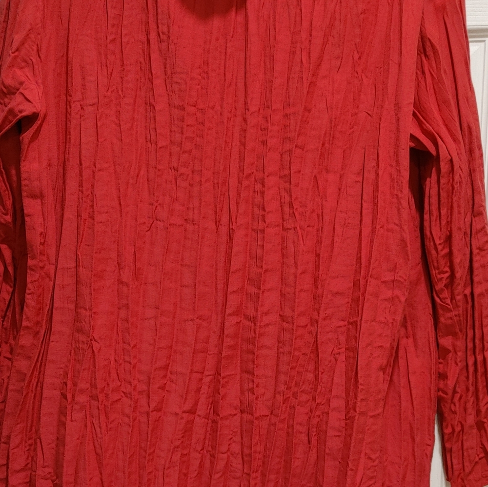 Jones New York crinkle wrap top